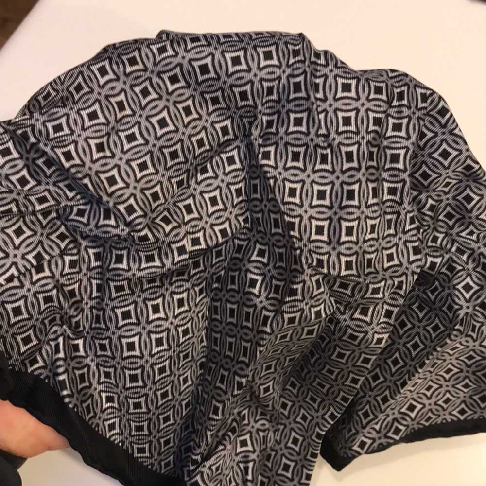 Black pocket square